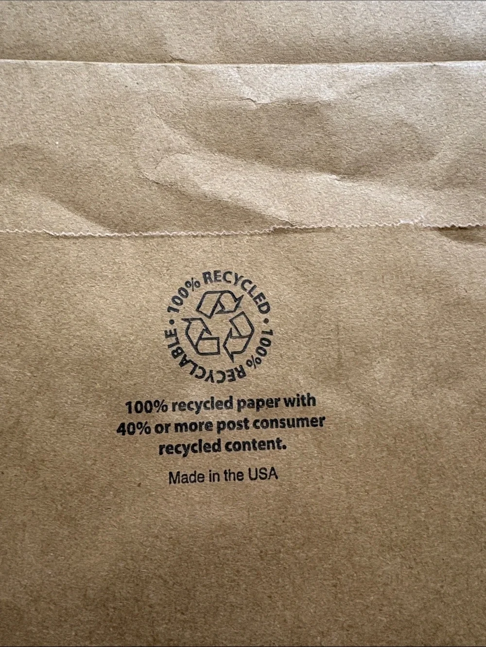 10 Gold Paper Gift Shopping Tote Bag with Twisted Handles Recycled Paper